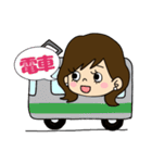 デカ文字 シンプルかわいい大人女子（個別スタンプ：40）