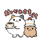 毎日使える♪もふもふねこスタンプ（個別スタンプ：3）