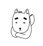 【ダジャレ有】白い犬 しろいぬひろしpart2（個別スタンプ：19）