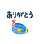 ぴちぴちナンヨウハギ（でか文字）（個別スタンプ：3）