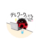 かわいい昆虫スタンプ「てんとう虫2」（個別スタンプ：19）