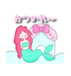 ゆめかわ♥人魚姫のあいさつスタンプ（個別スタンプ：38）