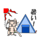 たまとクロのキャンプ大好き(日本語版)（個別スタンプ：15）