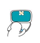 ぶつぶつ言う家族の話（個別スタンプ：3）