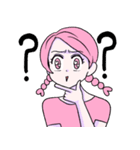 ピンクははつらつとしている。（個別スタンプ：14）