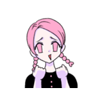 ピンクははつらつとしている。（個別スタンプ：15）