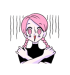ピンクははつらつとしている。（個別スタンプ：17）