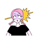 ピンクははつらつとしている。（個別スタンプ：18）