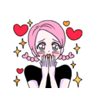 ピンクははつらつとしている。（個別スタンプ：21）