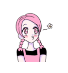 ピンクははつらつとしている。（個別スタンプ：23）