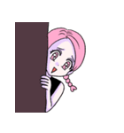 ピンクははつらつとしている。（個別スタンプ：31）
