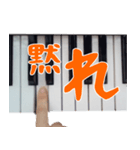 毒舌ピアニスト【実写】（個別スタンプ：5）