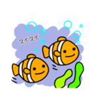 海の生き物 日常会話スタンプ（個別スタンプ：21）