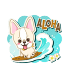 Aloha♡波乗りkai(フレンチブルドッグ)（個別スタンプ：1）