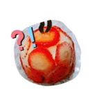 食べ物で作るスタンプ（個別スタンプ：6）