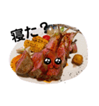 食べ物で作るスタンプ（個別スタンプ：11）