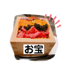 食べ物で作るスタンプ（個別スタンプ：15）