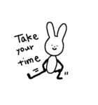 English rabbit daily（個別スタンプ：13）