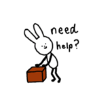 English rabbit daily（個別スタンプ：21）