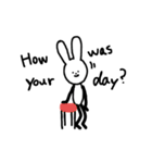 English rabbit daily（個別スタンプ：37）