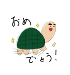 カメ汰のときどき使うスタンプ（個別スタンプ：21）