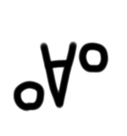 顔文字手書きスタンプ！（個別スタンプ：6）