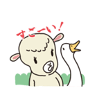 羊のヨーヨーとガーちゃん（個別スタンプ：18）