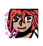 手描き漫画 [無人ノ島]スタンプ（個別スタンプ：3）