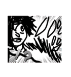 手描き漫画 妖怪少年スタンプ 第参巻（個別スタンプ：6）