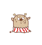 ポップコーンシカ（個別スタンプ：3）