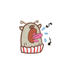 ポップコーンシカ（個別スタンプ：24）