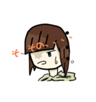 陰キャでもLINEじゃイキる ゆみこちゃん（個別スタンプ：10）