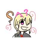 陰キャでもLINEじゃイキる ゆみこちゃん（個別スタンプ：24）