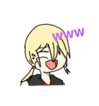 陰キャでもLINEじゃイキる ゆみこちゃん（個別スタンプ：27）