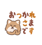 ふさふさコヨーテ（でか文字）（個別スタンプ：11）