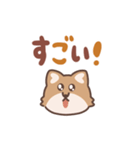 ふさふさコヨーテ（でか文字）（個別スタンプ：32）