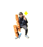 田山です。真顔です。（個別スタンプ：24）
