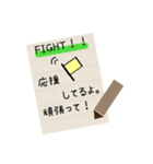 記号を駆使したイラスト！メモでひとこと編（個別スタンプ：16）