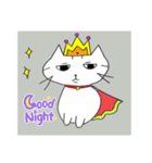 シンプル☆猫ちゃんスタンプ（個別スタンプ：1）