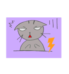 シンプル☆猫ちゃんスタンプ（個別スタンプ：6）