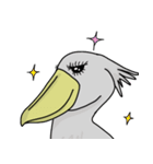 好きすぎるハシビロコウ（個別スタンプ：6）