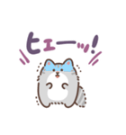 ふさふさメインクーン（でか文字）（個別スタンプ：34）