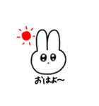 毎日うさぎスタンプ（個別スタンプ：19）