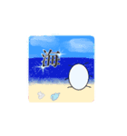 しらみちゃん～夏編～（個別スタンプ：11）