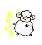 ひつじさんのらいんすたんぷ（個別スタンプ：18）