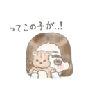 ふわふわな子。（個別スタンプ：35）