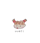 びっくり！女の子（個別スタンプ：6）
