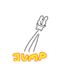 ぷりんちゃんのうさぎすたんぷ（個別スタンプ：8）