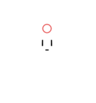 真顔( '-' ) 顔文字スタンプ（個別スタンプ：37）