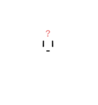 真顔( '-' ) 顔文字スタンプ（個別スタンプ：39）